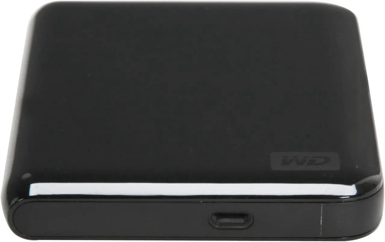 Alt view image 3 of 5 - WD My Passport Essential 500GB USB 2.0 2.5" Portable External Hard Drive WDBAAA5000ABK-NESN