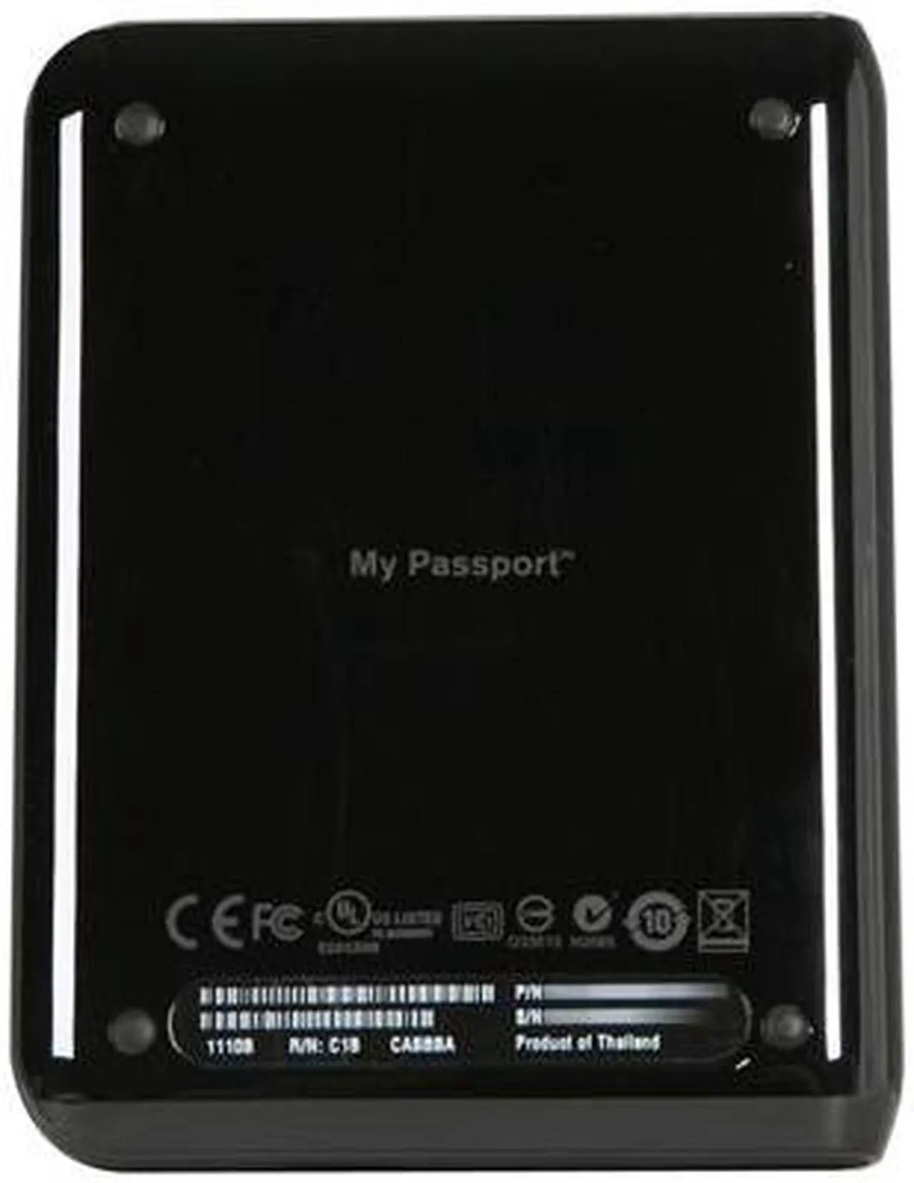 Alt view image 4 of 5 - WD My Passport Essential 500GB USB 2.0 2.5" Portable External Hard Drive WDBAAA5000ABK-NESN