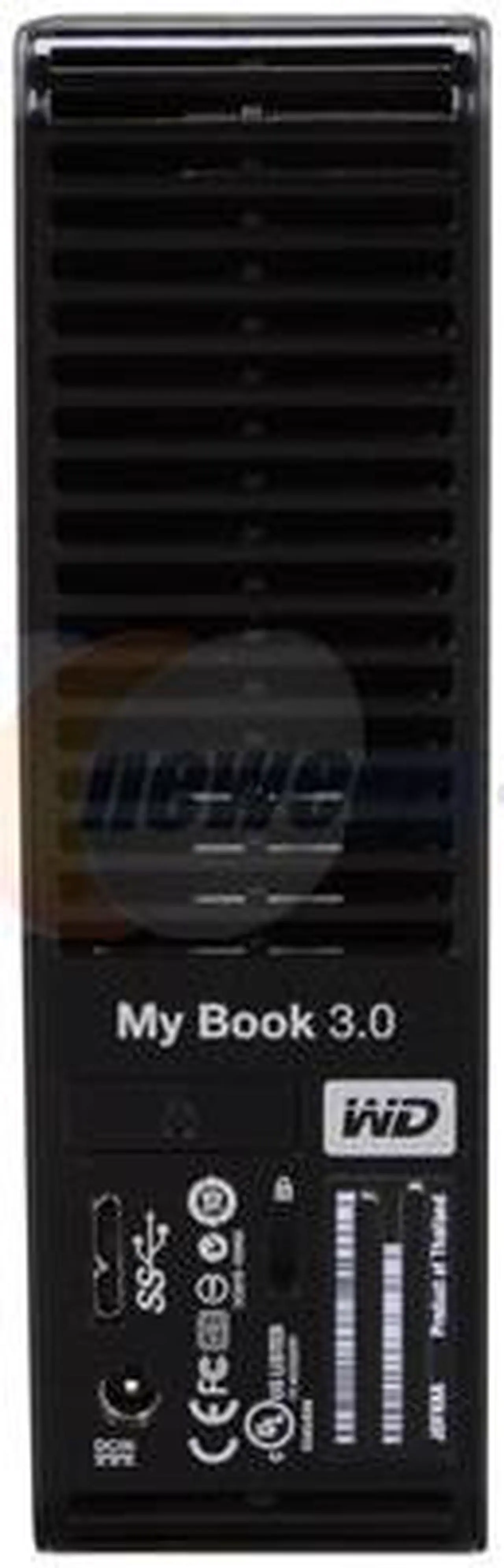 Alt view image 4 of 5 - WD My Book 3.0 1TB USB 3.0 3.5" External Hard Drive WDBAAK0010HCH-NESN