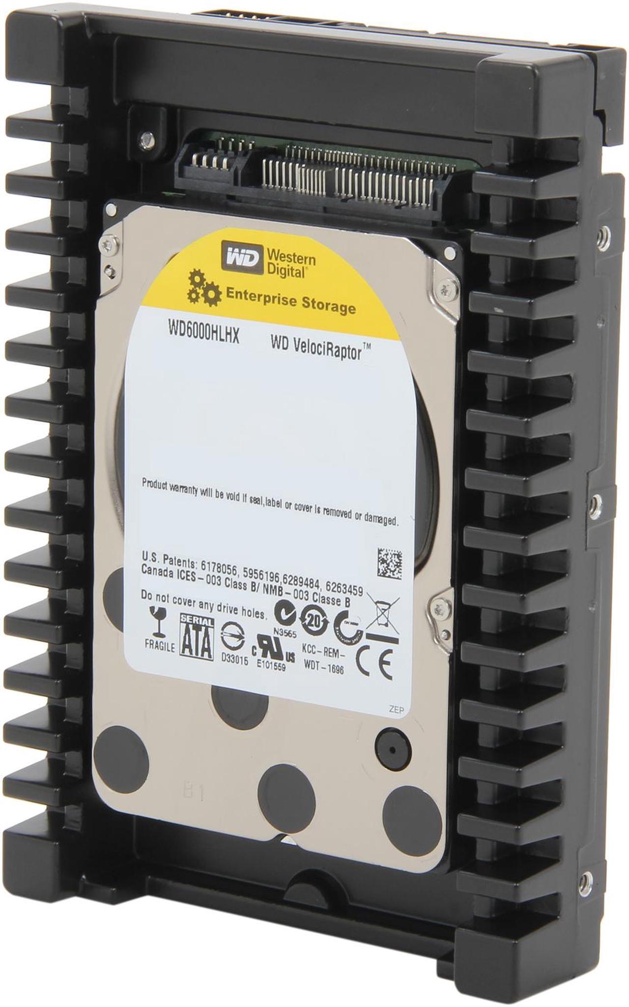 Main image of Western Digital WD VelociRaptor WD6000HLHX 600GB 10000 RPM 32MB Cache SATA 6.0Gb/s 3.5" Internal Hard Drive Bare Drive