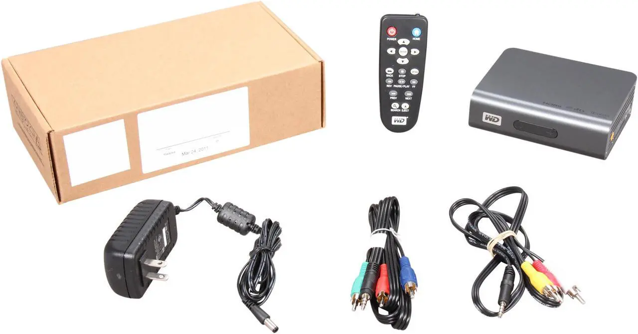 Alt view image 6 of 6 - WD TV Live Plus USB 2.0 HD Media Player WDBABX0000NBK