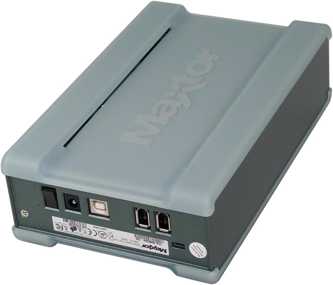 Alt view image 2 of 2 - Maxtor OneTouch III 300GB USB 2.0 / Firewire400 3.5" External Hard Drive T01G300 (STM303004OTAB05-RK)