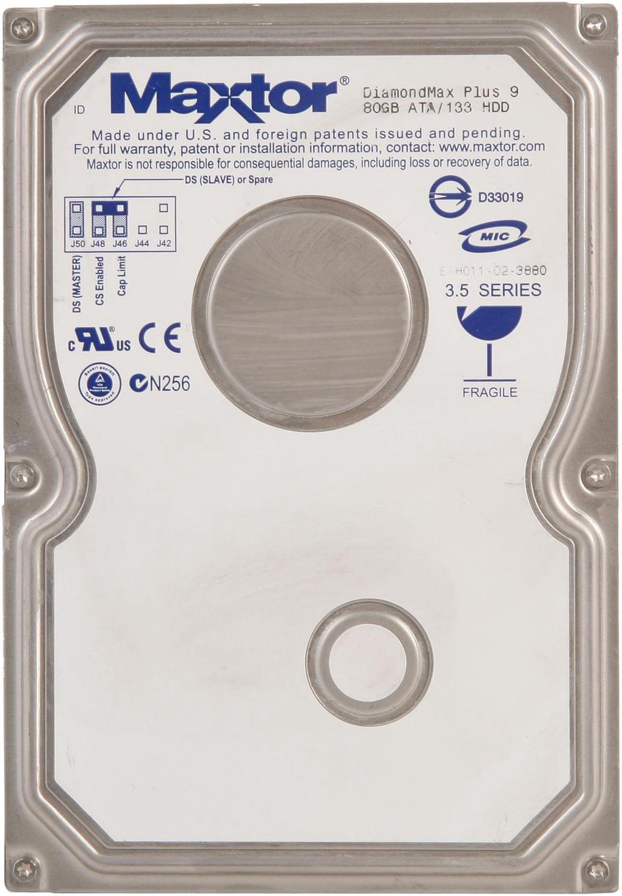Alt view image 2 of 4 - Maxtor DiamondMax Plus 9 6Y080L0 80GB 7200 RPM 2MB Cache IDE Ultra ATA133 / ATA-7 3.5" Hard Drive Bare Drive