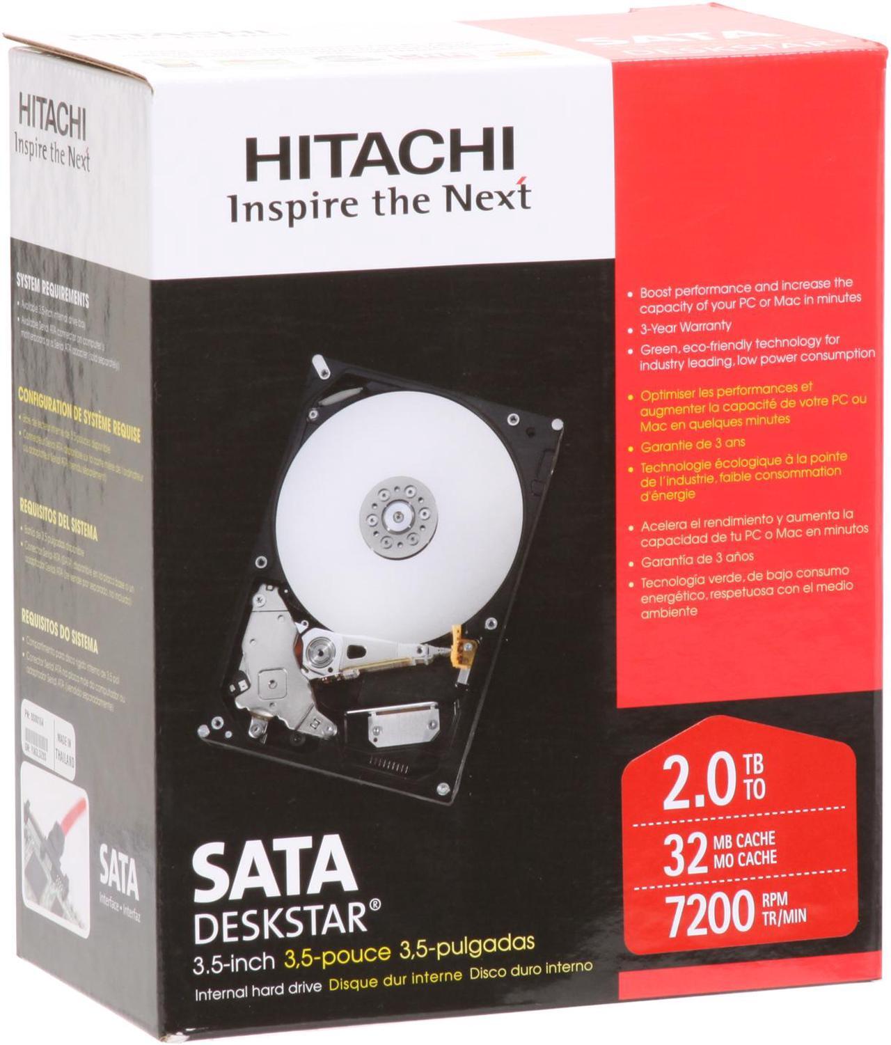 Main image of Hitachi GST Deskstar HD32000 IDK/7K (0S00164) 2TB 7200 RPM 32MB Cache SATA 3.0Gb/s 3.5" Internal Hard Drive