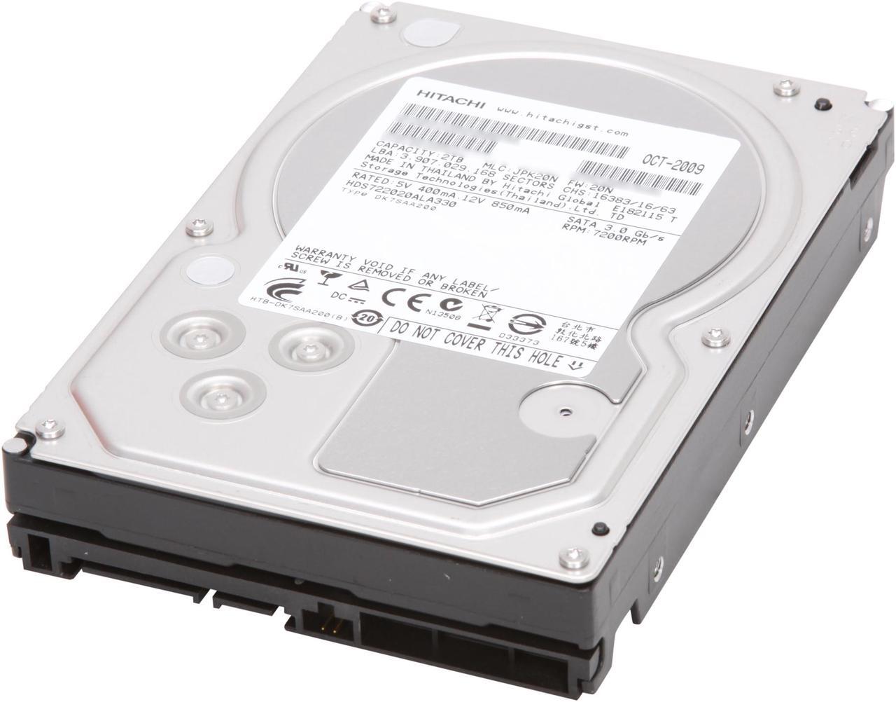 Alt view image 2 of 6 - Hitachi GST Deskstar HD32000 IDK/7K (0S00164) 2TB 7200 RPM 32MB Cache SATA 3.0Gb/s 3.5" Internal Hard Drive