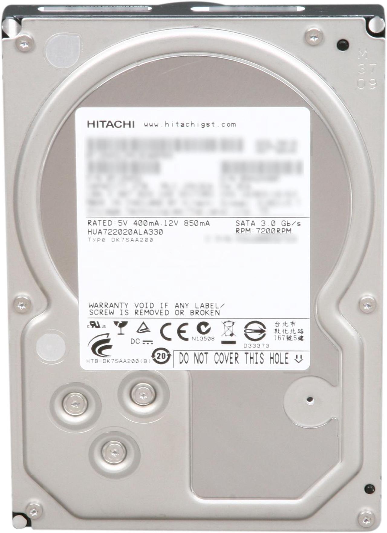 Alt view image 2 of 4 - Hitachi GST Ultrastar A7K2000 0F10452 2TB 7200 RPM 32MB Cache SATA 3.0Gb/s 3.5" Internal Hard Drive Bare Drive