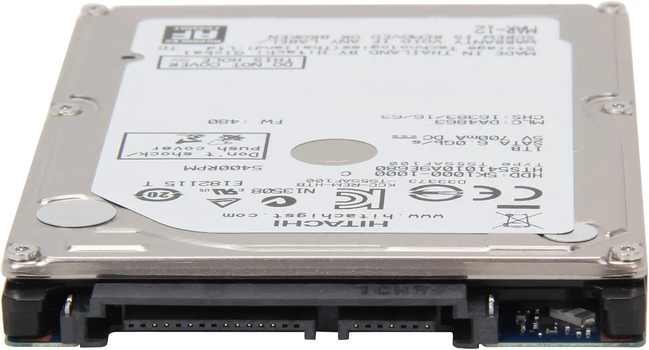 Alt view image 4 of 4 - HGST Travelstar 5K1000 HTS541010A9E680 (0J22413) 1TB 5400 RPM 8MB Cache SATA 6.0Gb/s 2.5" Internal Notebook Hard Drive Bare Drive
