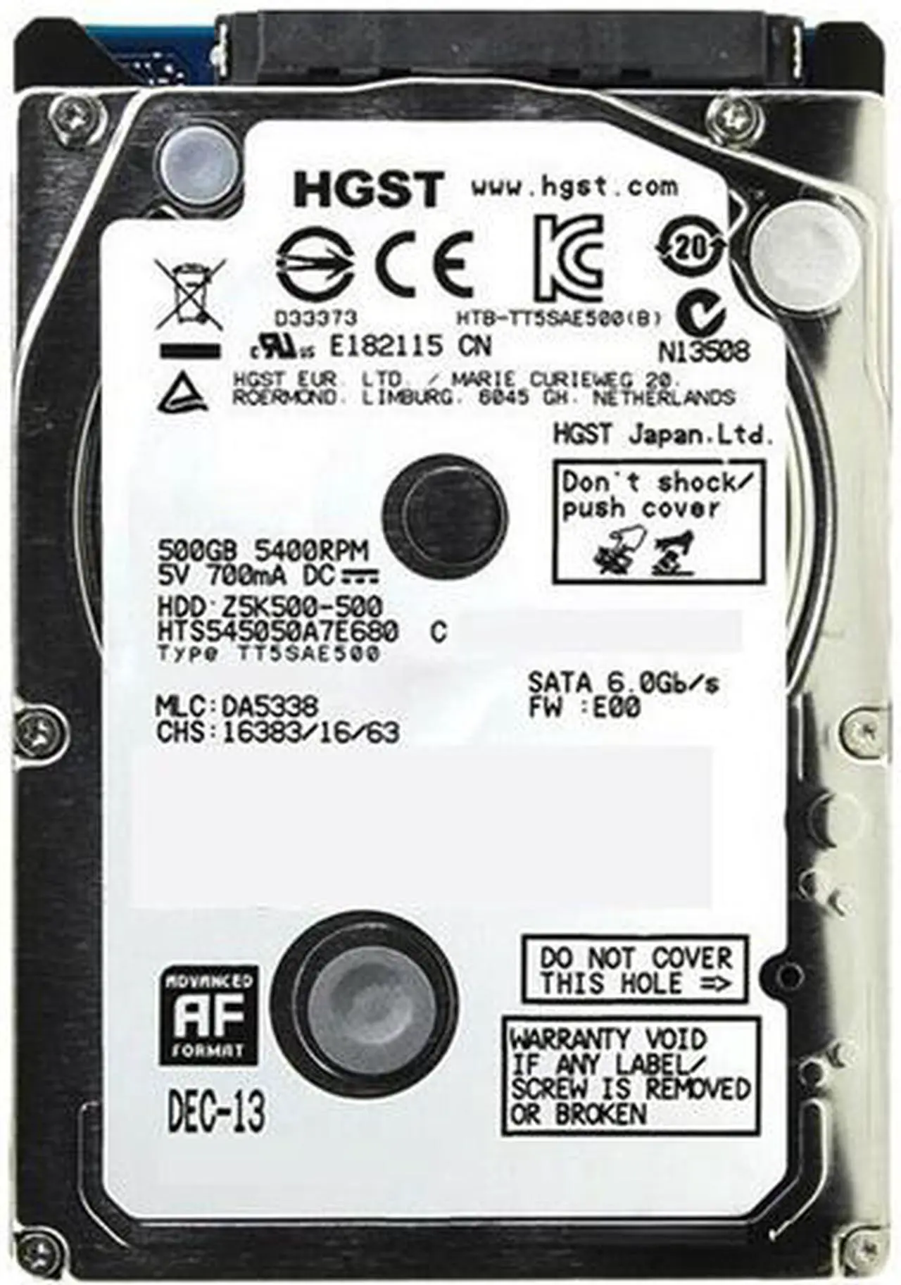 Travelstar Z5K500 500GB 2.5-inch Internal Hard Drive - Thumbnail 3