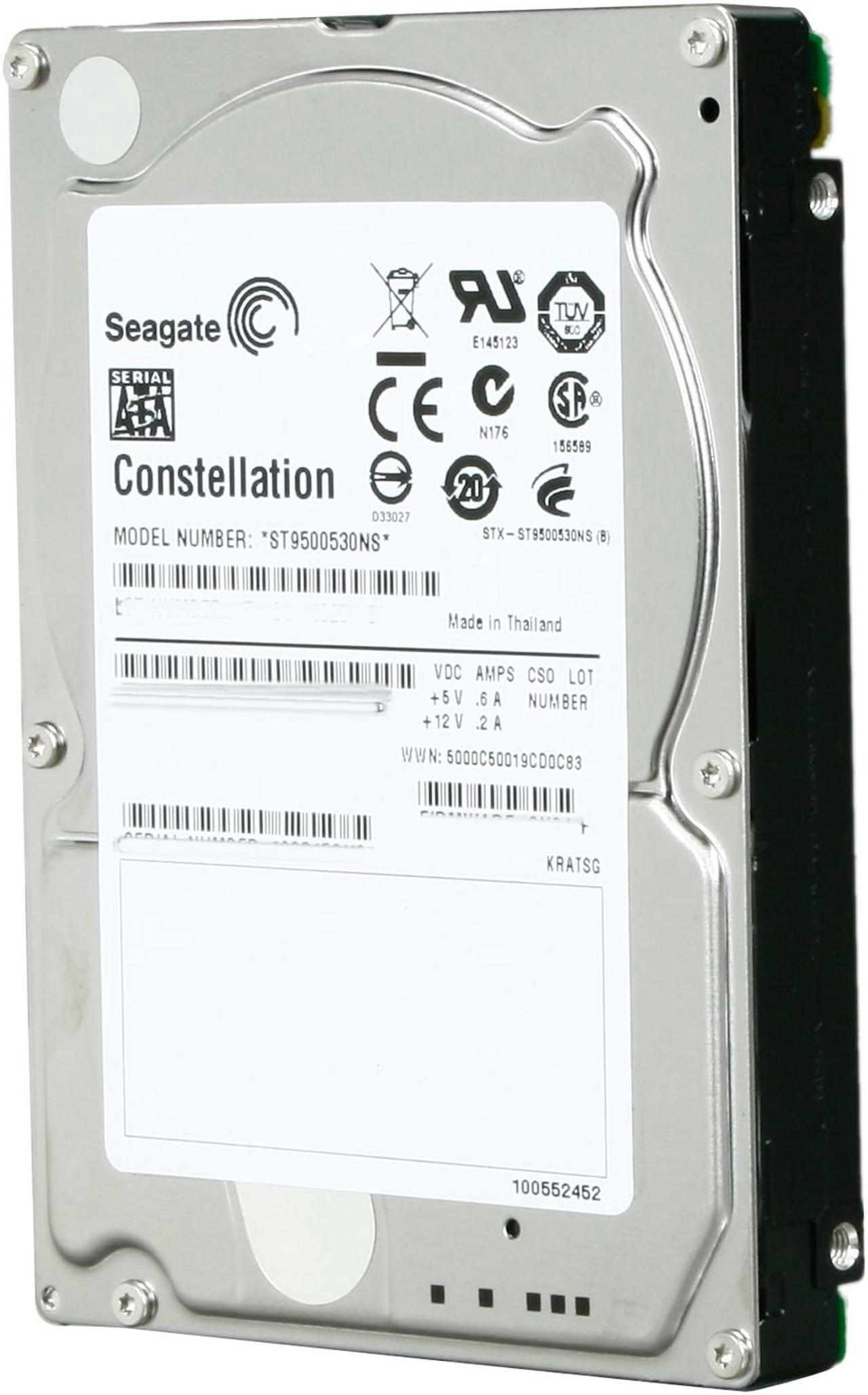 Main image of Seagate Constellation ST9500530NS 500GB 7200 RPM 32MB Cache SATA 3.0Gb/s 2.5" Internal Enterprise-class Hard Drive Bare Drive
