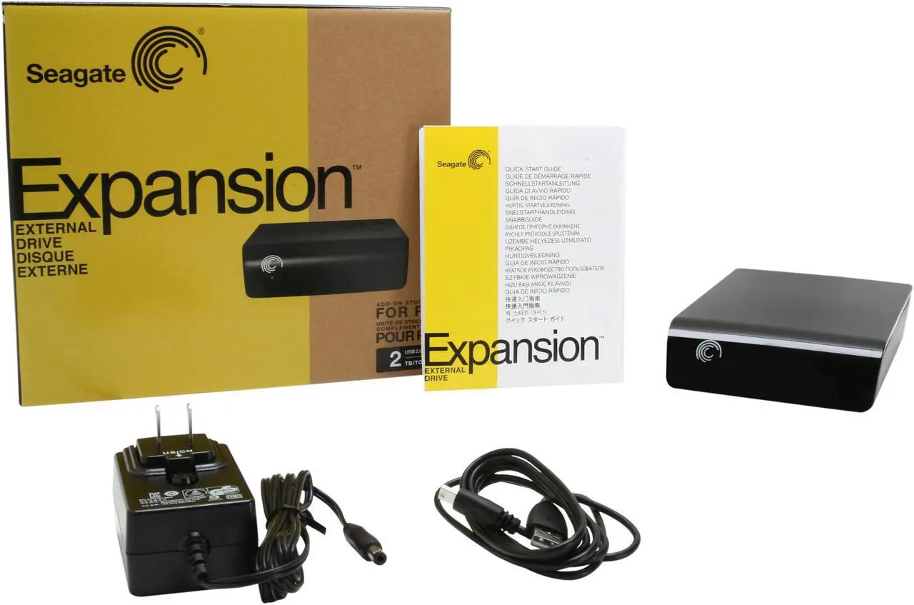 Alt view image 5 of 5 - Seagate Expansion 2TB USB 2.0 Desktop External Hard Drive