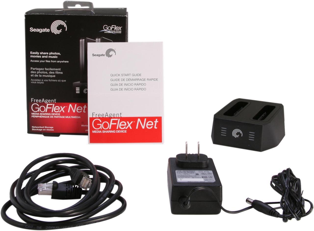 Alt view image 5 of 5 - Seagate FreeAgent GoFlex Net Media Sharing Device STAK100 Black