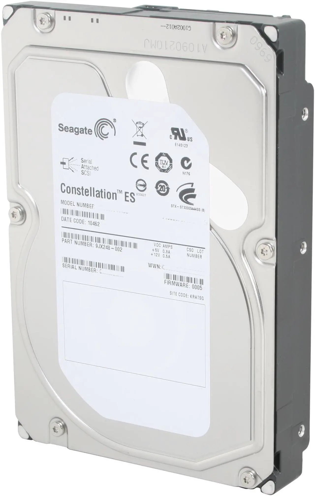 Main image of Seagate Constellation ES ST32000444SS 2TB 7200 RPM 16MB Cache SAS 6Gb/s 3.5" Internal Enterprise Hard Drive Bare Drive
