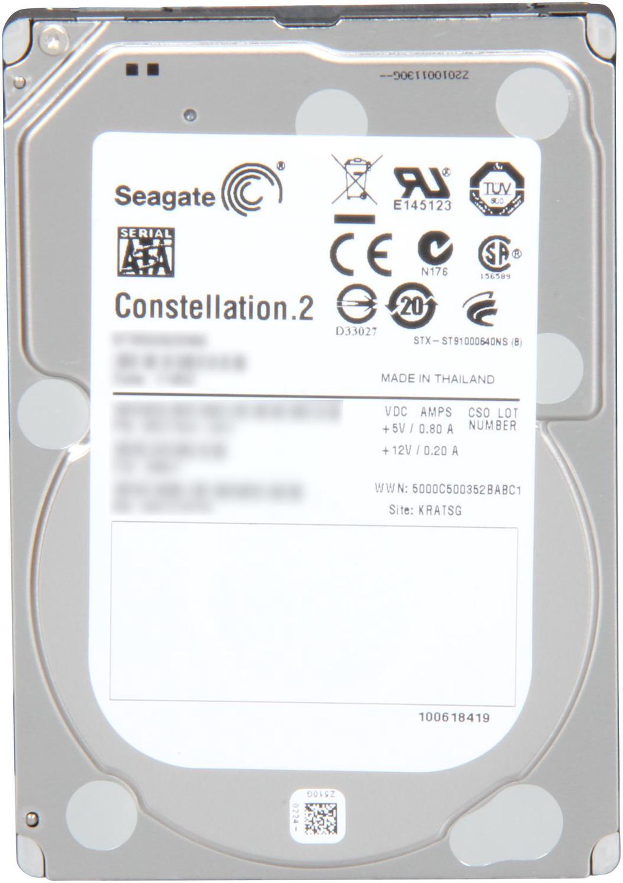 Alt view image 3 of 4 - Seagate Constellation.2 ST9500620NS 500GB 7200 RPM 64MB Cache SATA 6.0Gb/s 2.5" Enterprise-class Internal Hard Drive Bare Drive