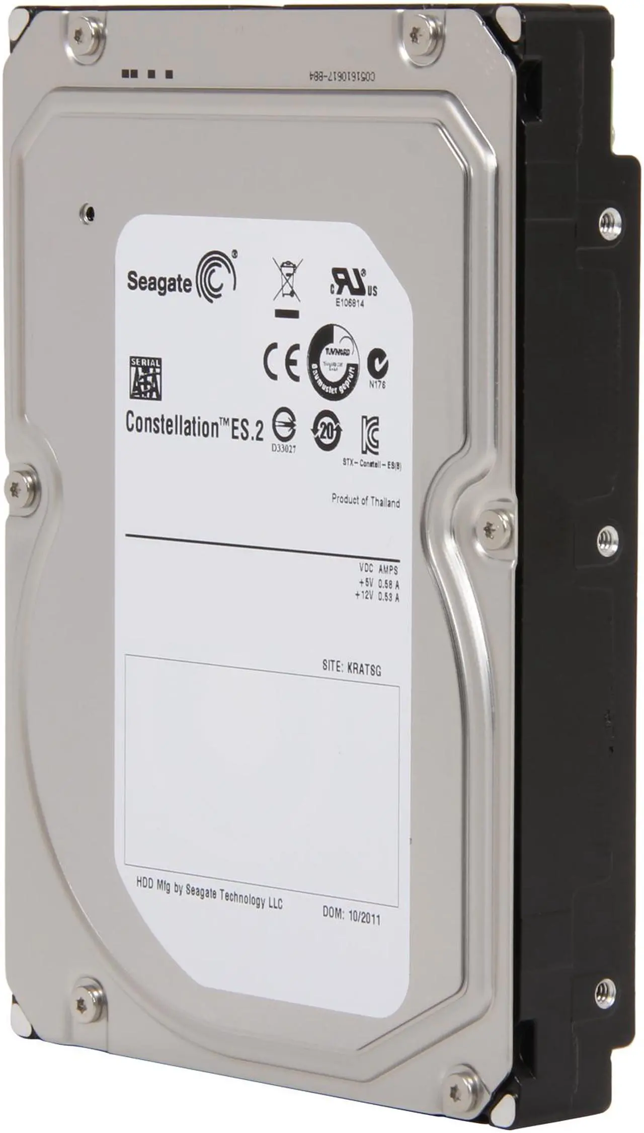Main image of Seagate Constellation ES ST33000650NS 3TB 7200 RPM 64MB Cache SATA 6.0Gb/s 3.5" Internal Hard Drive Bare Drive