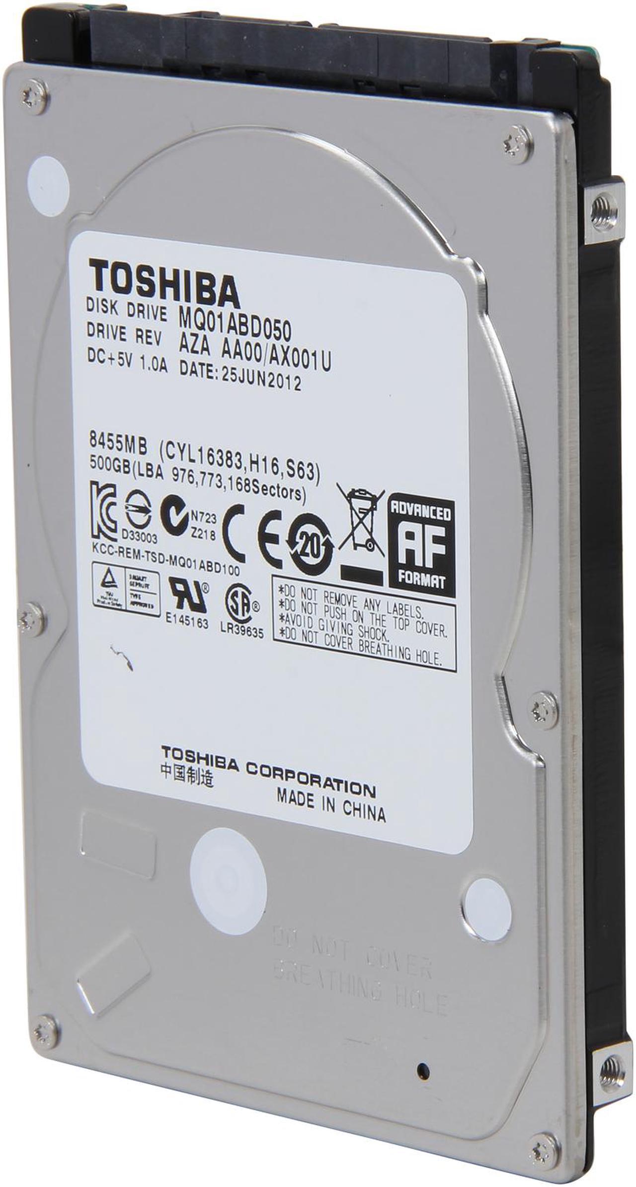 Main image of TOSHIBA MQ01ABD050 500GB 5400 RPM 8MB Cache SATA 3.0Gb/s 2.5" Internal Notebook Hard Drive Bare Drive