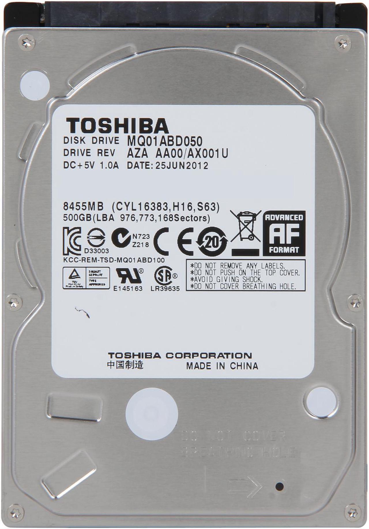 Alt view image 2 of 4 - TOSHIBA MQ01ABD050 500GB 5400 RPM 8MB Cache SATA 3.0Gb/s 2.5" Internal Notebook Hard Drive Bare Drive
