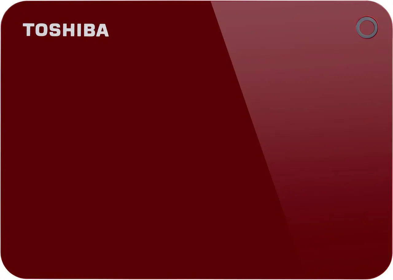 Main image of Toshiba Canvio Advance 1TB Portable External Hard Drive USB 3.0 Red - HDTC910XR3AA