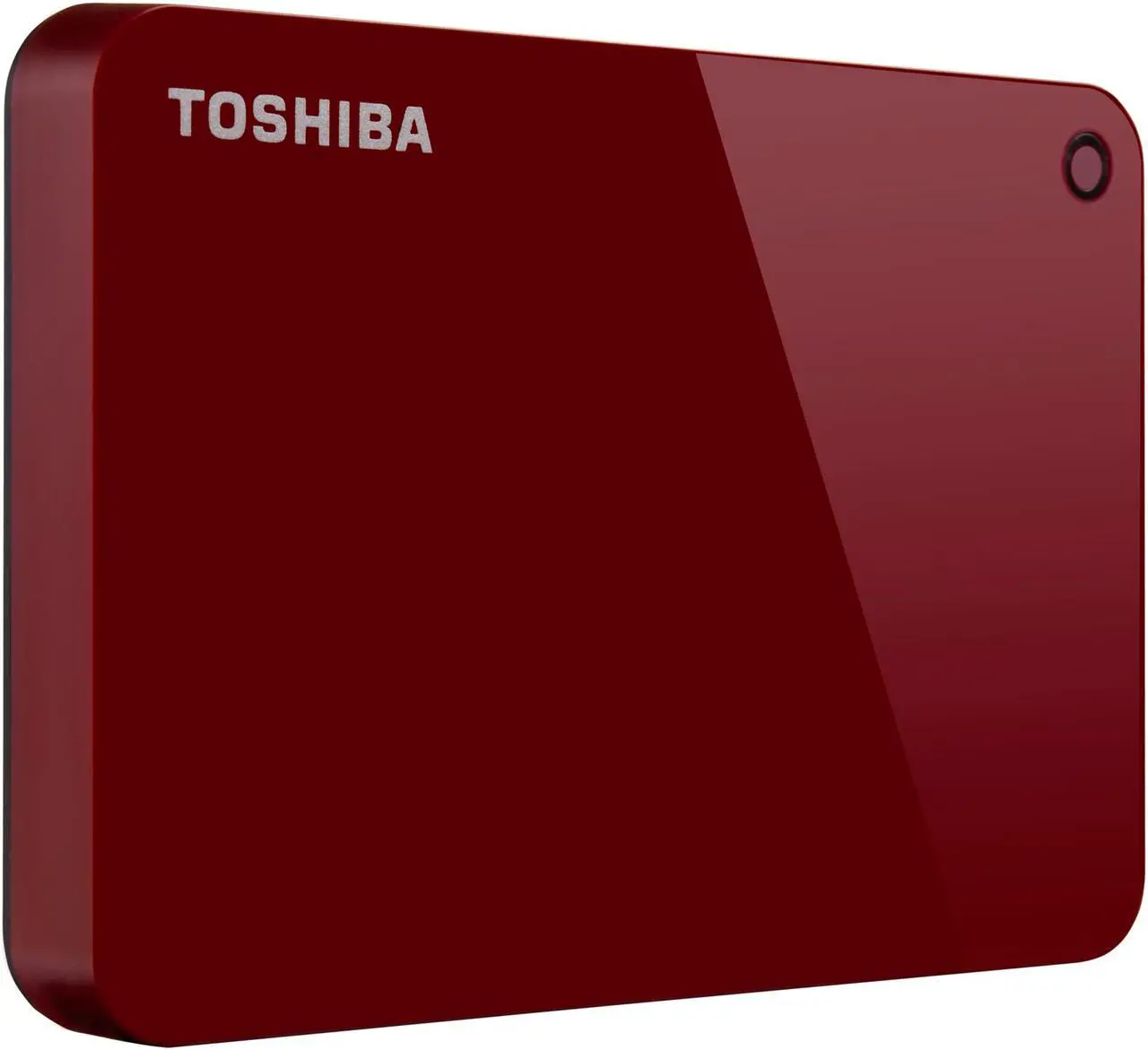 Alt view image 3 of 11 - Toshiba Canvio Advance 1TB Portable External Hard Drive USB 3.0 Red - HDTC910XR3AA