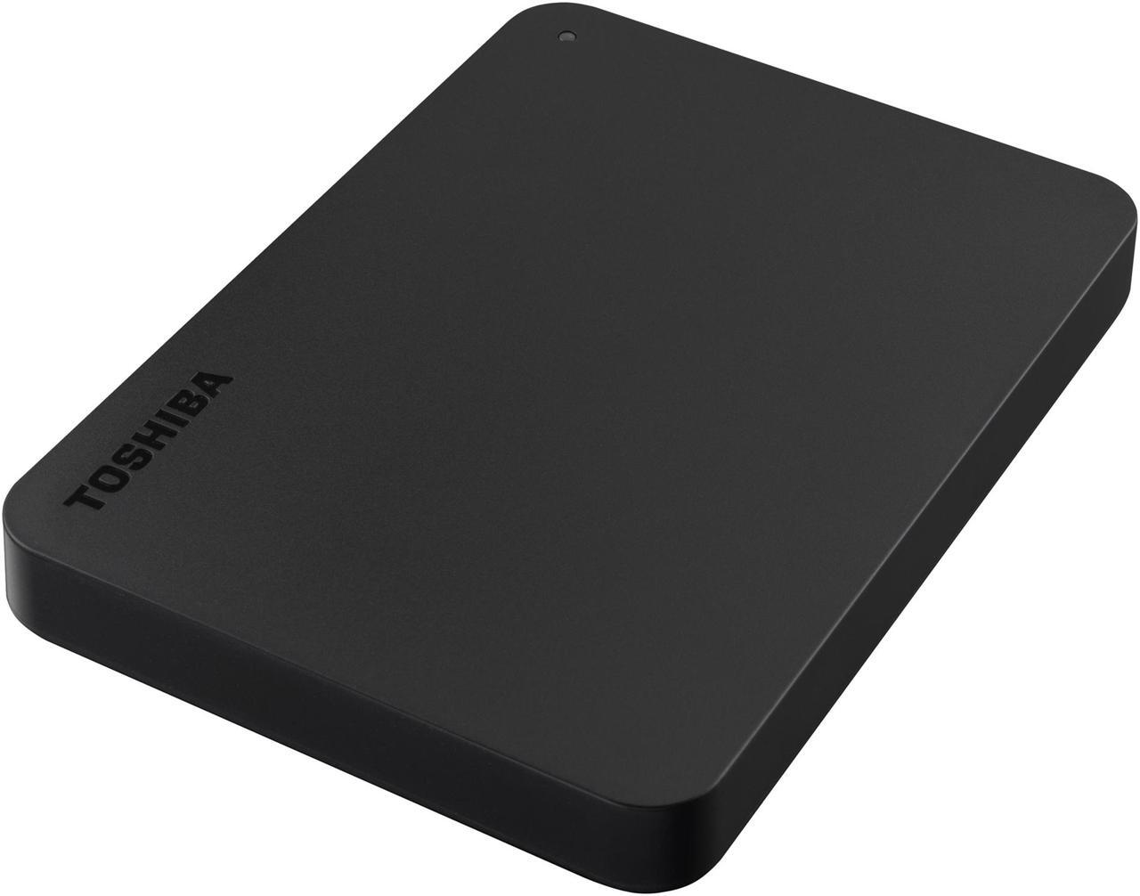 Alt view image 4 of 11 - Toshiba Canvio Basics 1TB Portable External Hard Drive USB 3.0 Black - HDTB410XK3AA