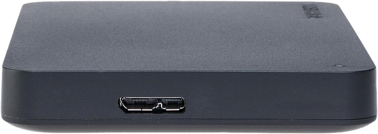 Alt view image 6 of 11 - Toshiba Canvio Basics 1TB Portable External Hard Drive USB 3.0 Black - HDTB410XK3AA