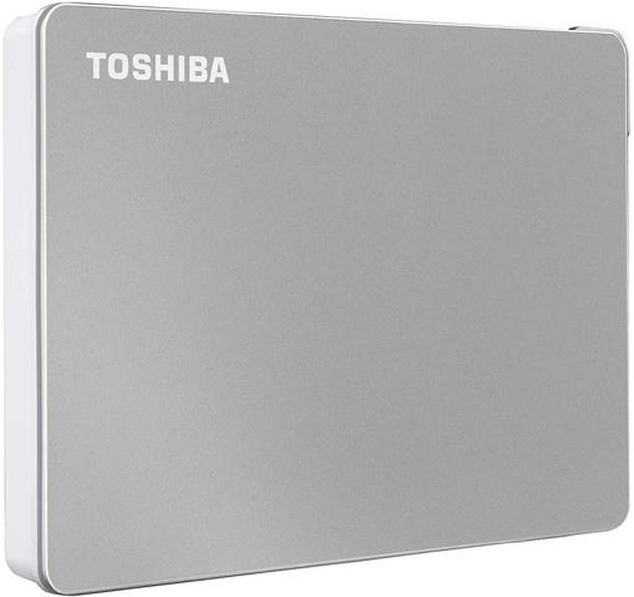 TOSHIBA 1TB Canvio Flex Portable External Hard Drive USB 3.0 Model HDTX110XSCAA Silver