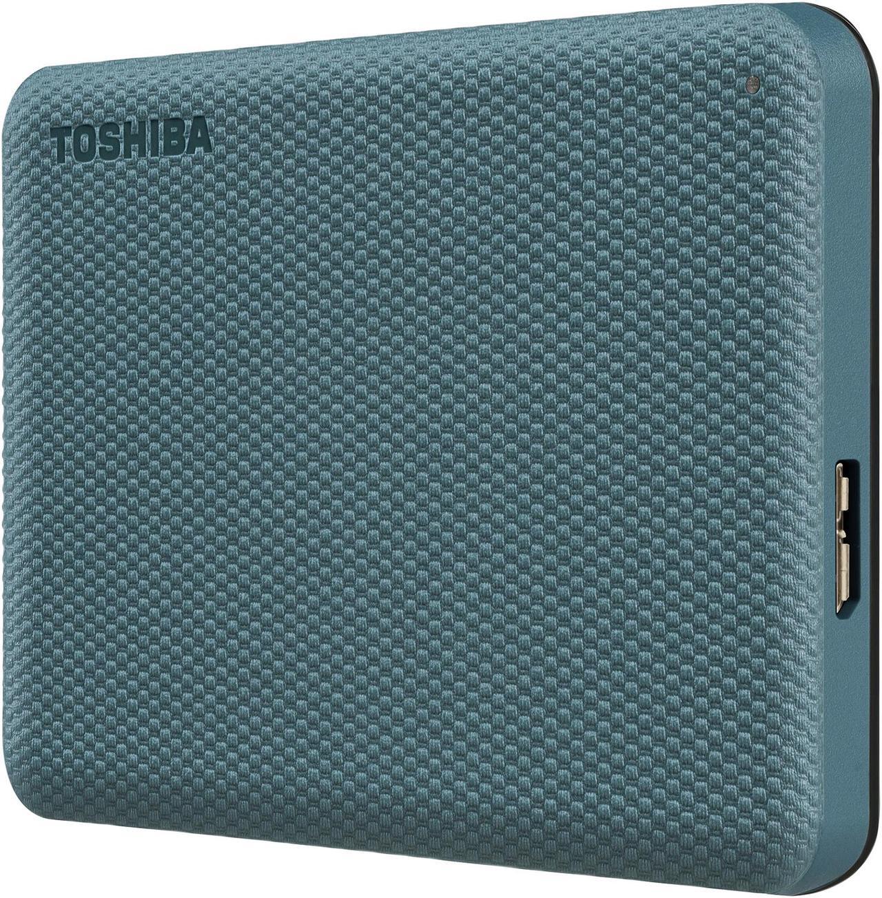 Alt view image 3 of 16 - TOSHIBA 1TB Canvio Advance Portable External Hard Drive USB 3.0 Model HDTCA10XG3AA Green