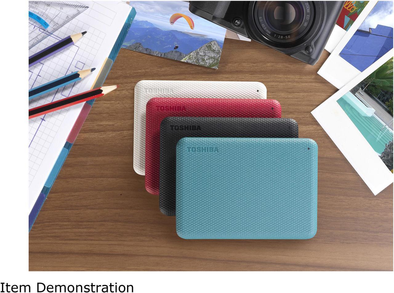 Alt view image 13 of 16 - TOSHIBA 1TB Canvio Advance Portable External Hard Drive USB 3.0 Model HDTCA10XG3AA Green