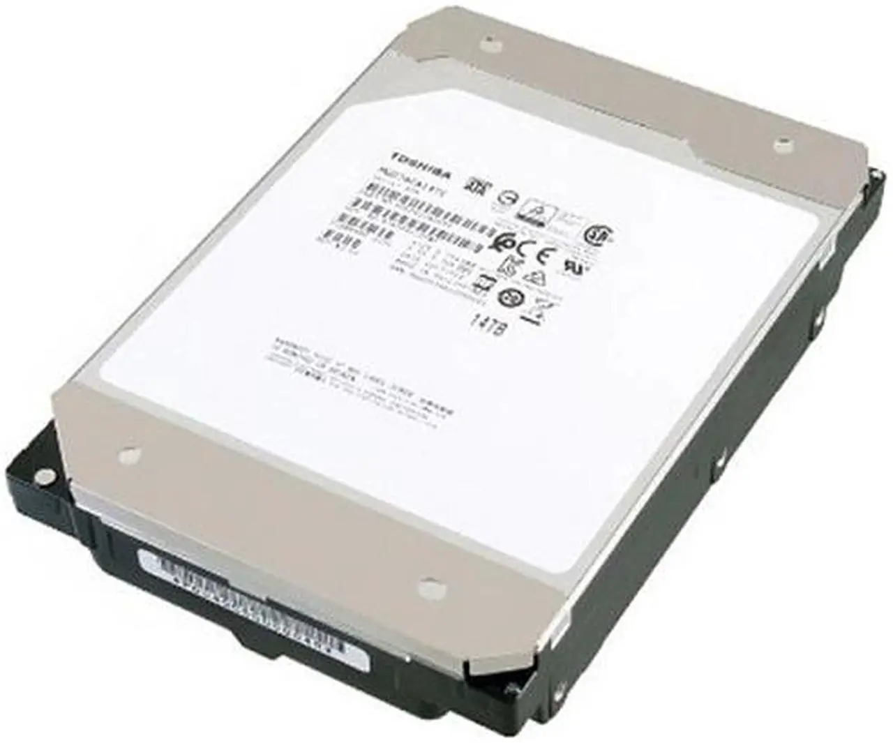 Alt view image 3 of 4 - Toshiba 14TB Enterprise HDD SATA 6.0Gb/s 512e 7200 RPM 512MB Cache 3.5" Internal Hard Drive MG08ACA14TE