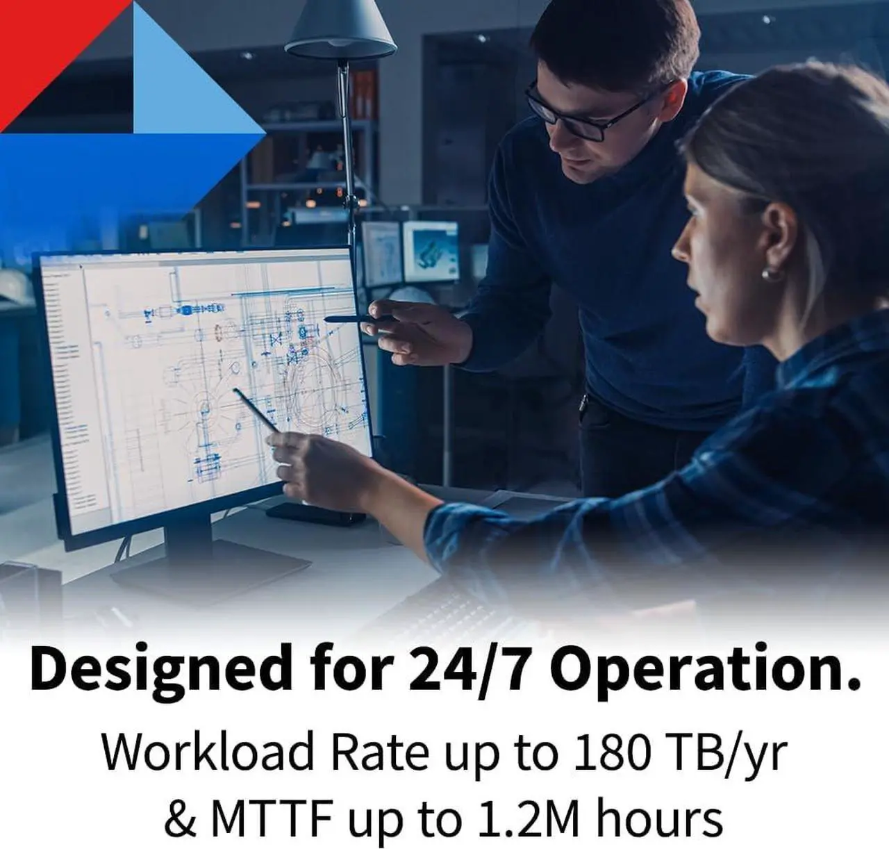 Alt view image 3 of 6 - Toshiba N300 12TB NAS 3.5-Inch Internal Hard Drive - CMR SATA 6 Gb/s 7200 RPM 512 MB Cache - HDWG51CUZSVA
