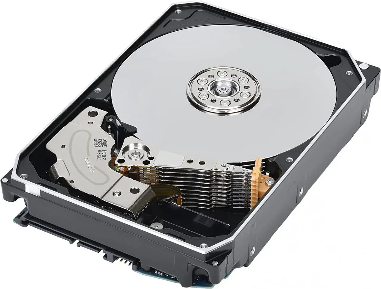 Alt view image 5 of 6 - Toshiba N300 12TB NAS 3.5-Inch Internal Hard Drive - CMR SATA 6 Gb/s 7200 RPM 512 MB Cache - HDWG51CUZSVA