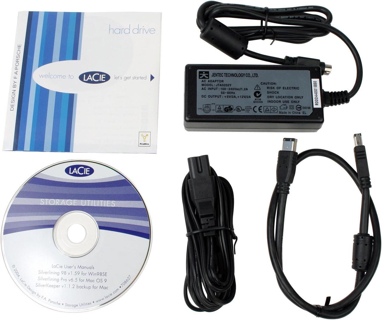 Alt view image 3 of 5 - LACIE Design by F.A. Porsche 250GB 7200 RPM 3.5" Firewire400 External Hard Drive Model 300703U