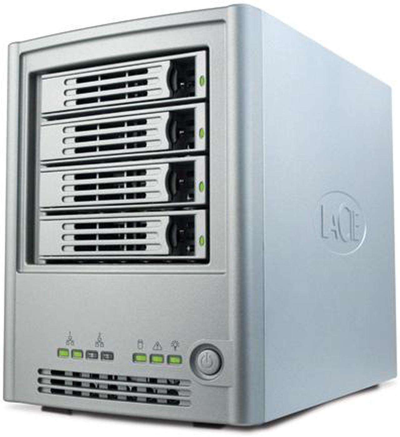 Alt view image 2 of 9 - LACIE 301162U 3TB Ethernet Disk RAID Network Storage