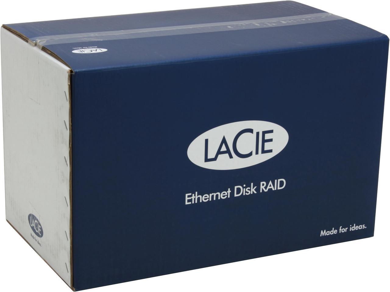 Alt view image 9 of 9 - LACIE 301162U 3TB Ethernet Disk RAID Network Storage