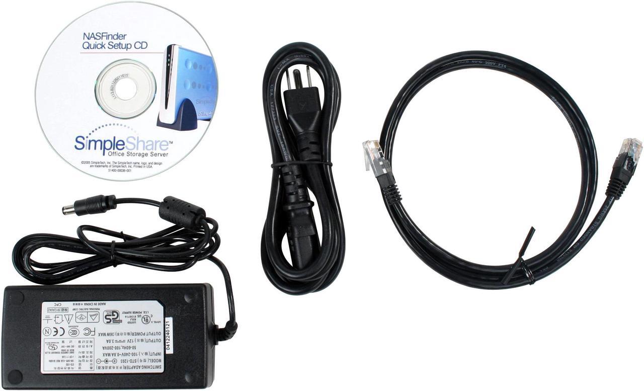 Alt view image 5 of 6 - SimpleTech STI-NAS/160 160GB SimpleShare Network Attached Storage
