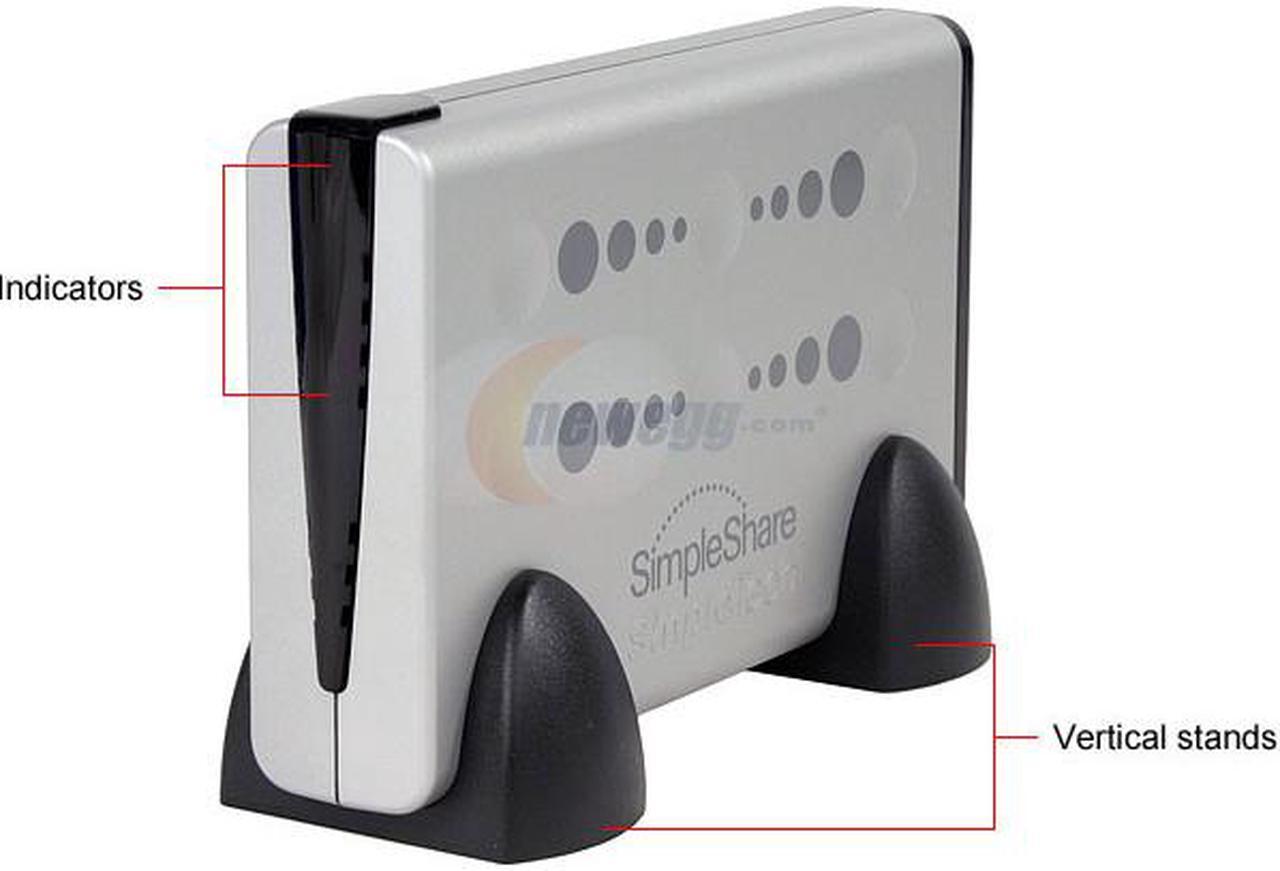 Alt view image 2 of 6 - SimpleTech STI-NAS/250 250GB SimpleShare Network Attached Storage