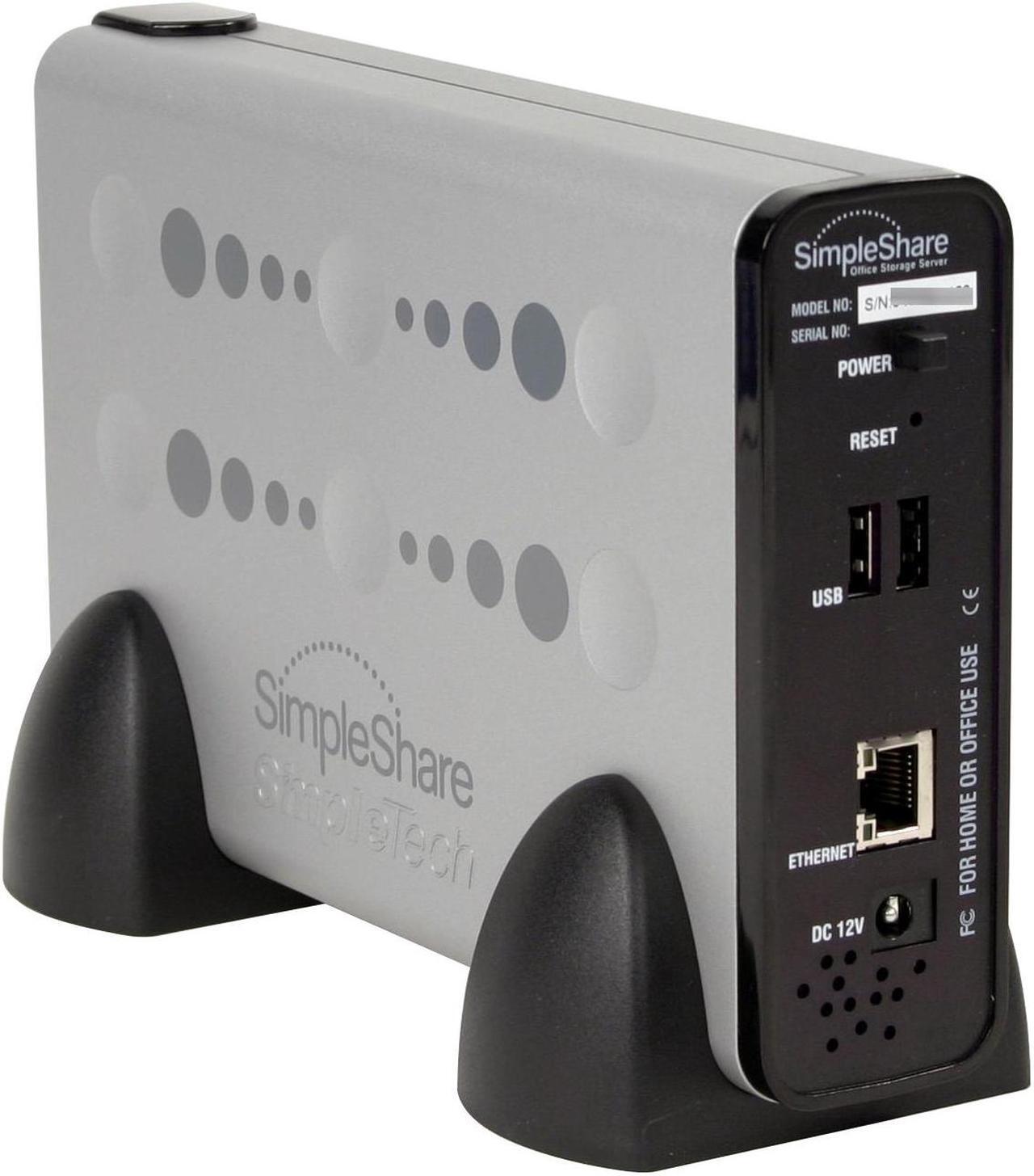 Alt view image 3 of 6 - SimpleTech STI-NAS/250 250GB SimpleShare Network Attached Storage