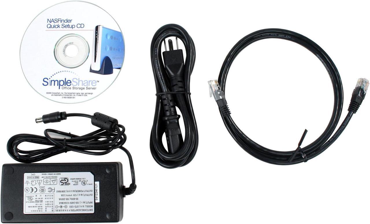 Alt view image 5 of 6 - SimpleTech STI-NAS/250 250GB SimpleShare Network Attached Storage
