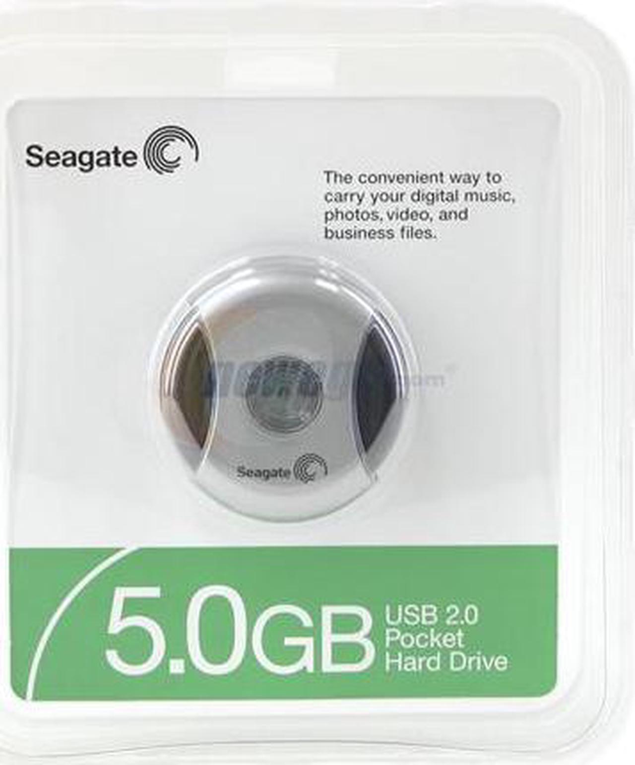 Alt view image 2 of 2 - Seagate Pocket 5GB USB 2.0 1" External Hard Drive ST650211U-RK