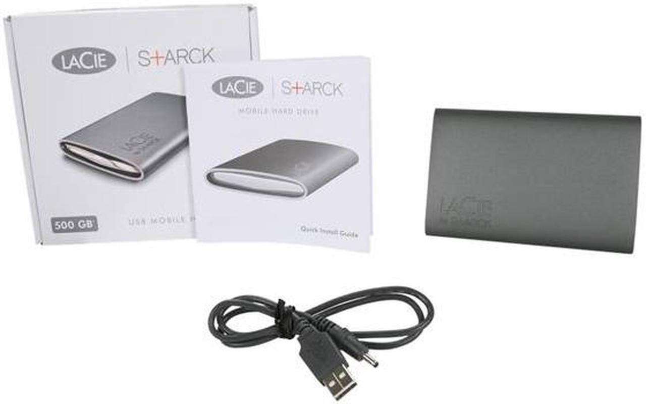 Alt view image 6 of 6 - LaCie Starck 500GB USB 2.0 Mobile Hard Drive 301892