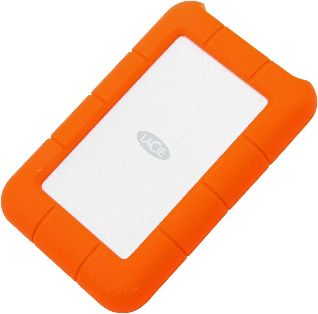 LaCie 1TB Rugged Mini External Hard Drive USB 3.0 Model LAC301558 Orange