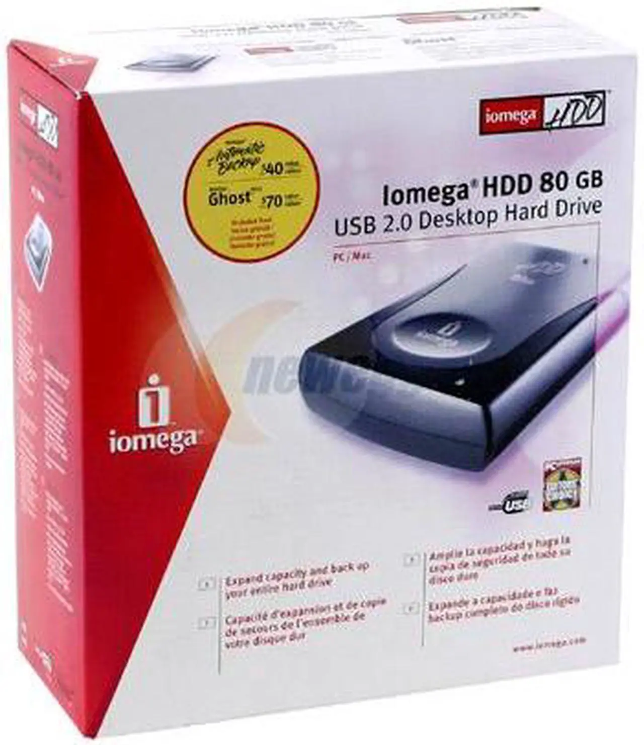 Main image of iomega 80GB USB 2.0 External Hard Drive 32660