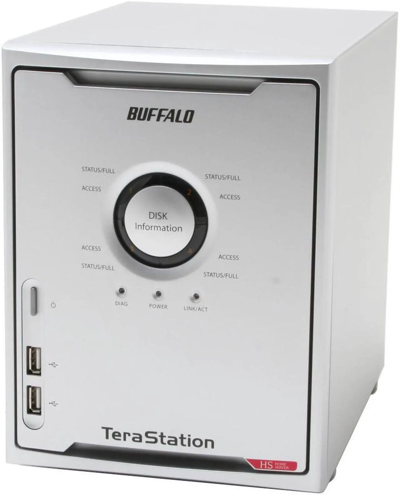 Alt view image 2 of 5 - BUFFALO HS-D2.0TGL/R5 2TB TeraStation Home Server NAS