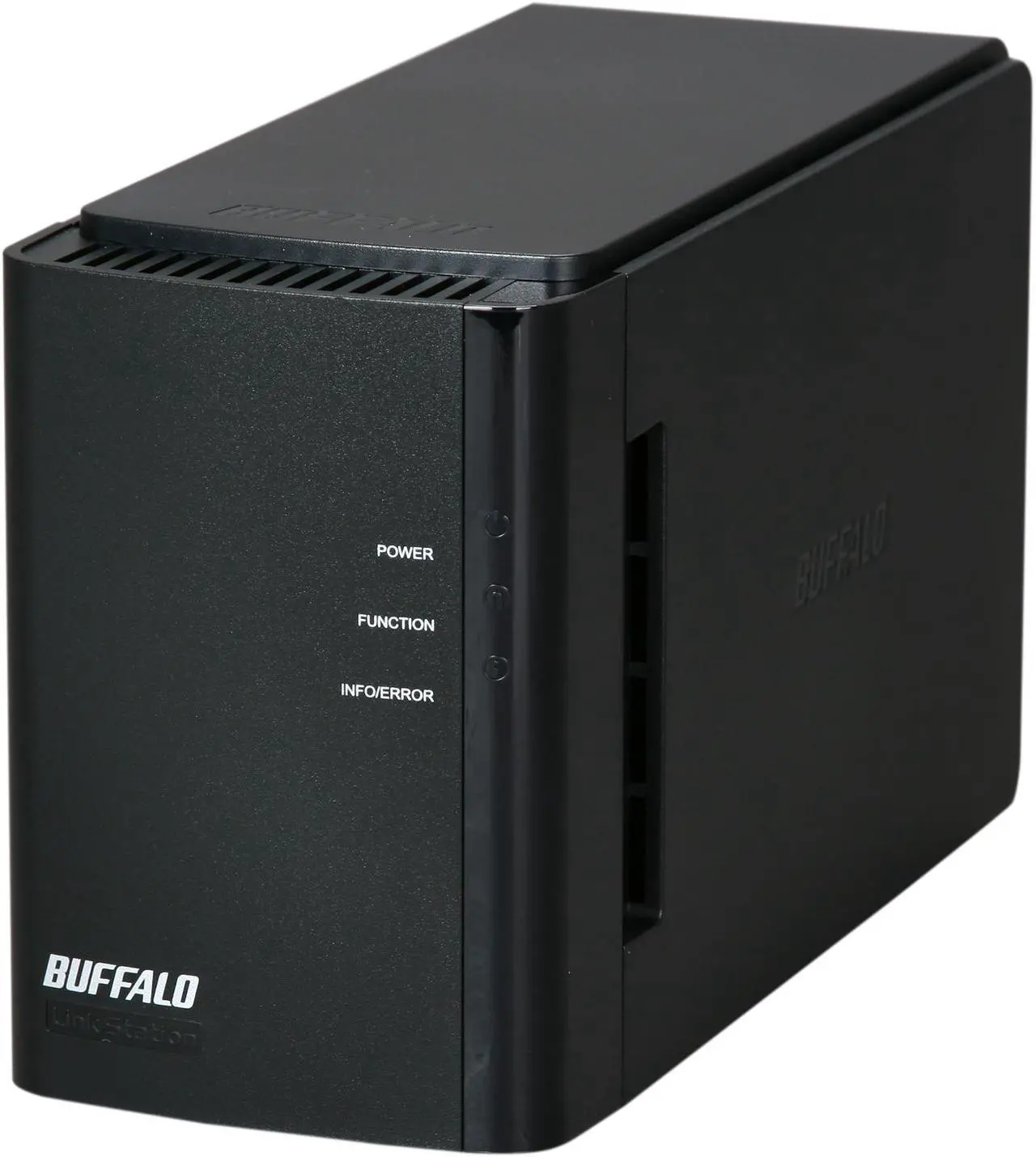 Main image of BUFFALO LinkStation Duo 2-Bay 2 TB (2 x 1 TB) RAID Network Attached Storage (NAS) -  LS-WX2.0TL/R1