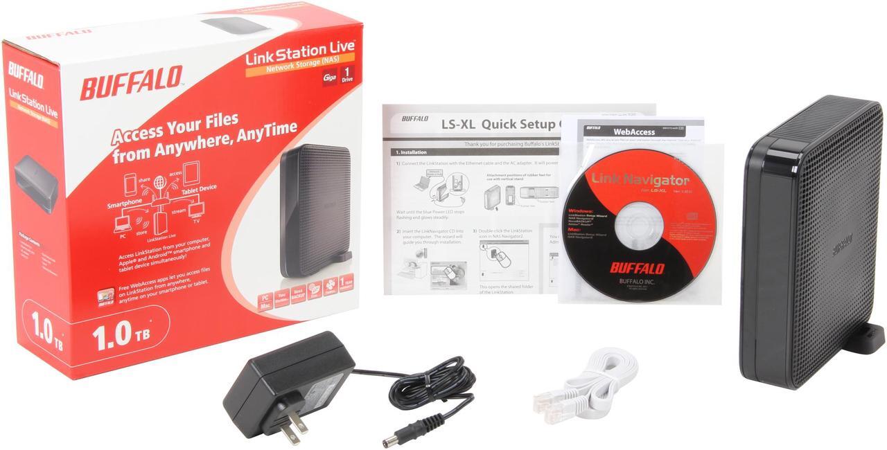 Alt view image 5 of 5 - BUFFALO LinkStation Live 1 TB Network Attached Storage (NAS) - LS-X1.0TL