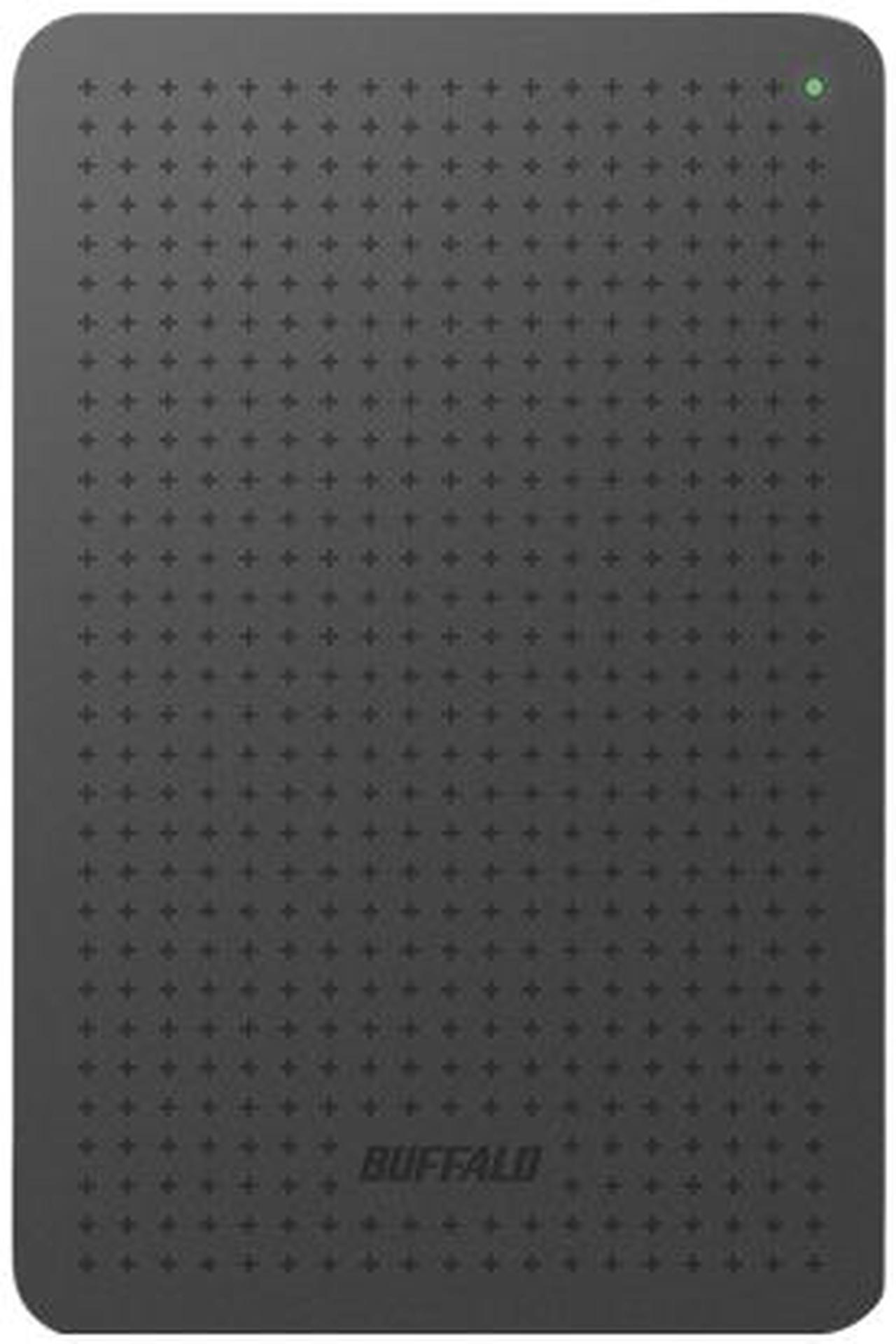 Alt view image 2 of 4 - BUFFALO 1TB MiniStation External Hard Drive USB 3.0 Model HD-PCF1.0U3BB Black
