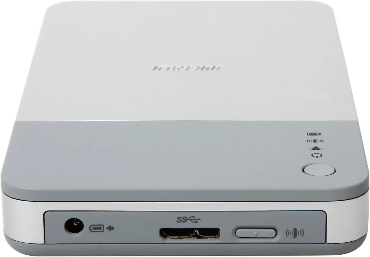 Alt view image 4 of 7 - BUFFALO MiniStation Air 1TB Wireless Portable Hard Drive HDW-PD1.0U3