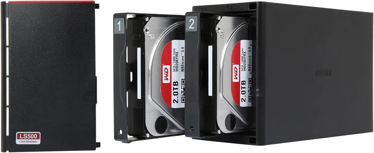 Alt view image 7 of 7 - LinkStation 520 4TB Personal Cloud Storage with Hard Drives Included (LS520DN0402)