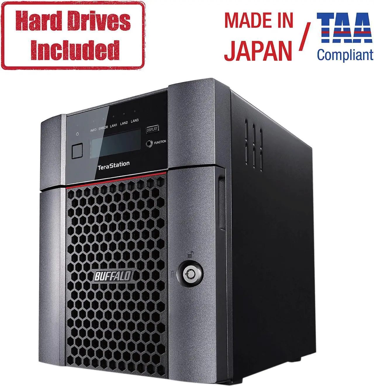 Main image of Buffalo TeraStation 5410DN Desktop 4 TB NAS Hard Drives Included (2 x 2TB, 4 bay)