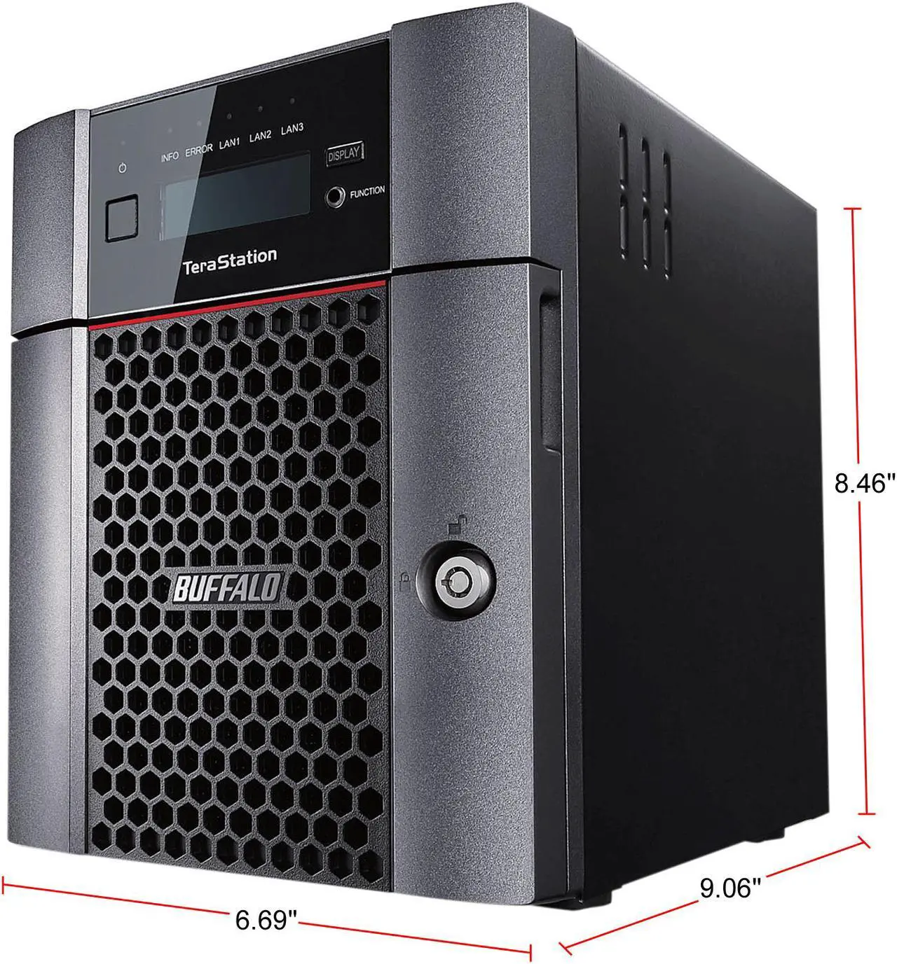 Alt view image 3 of 3 - Buffalo TeraStation 5410DN Desktop 4 TB NAS Hard Drives Included (2 x 2TB, 4 bay)