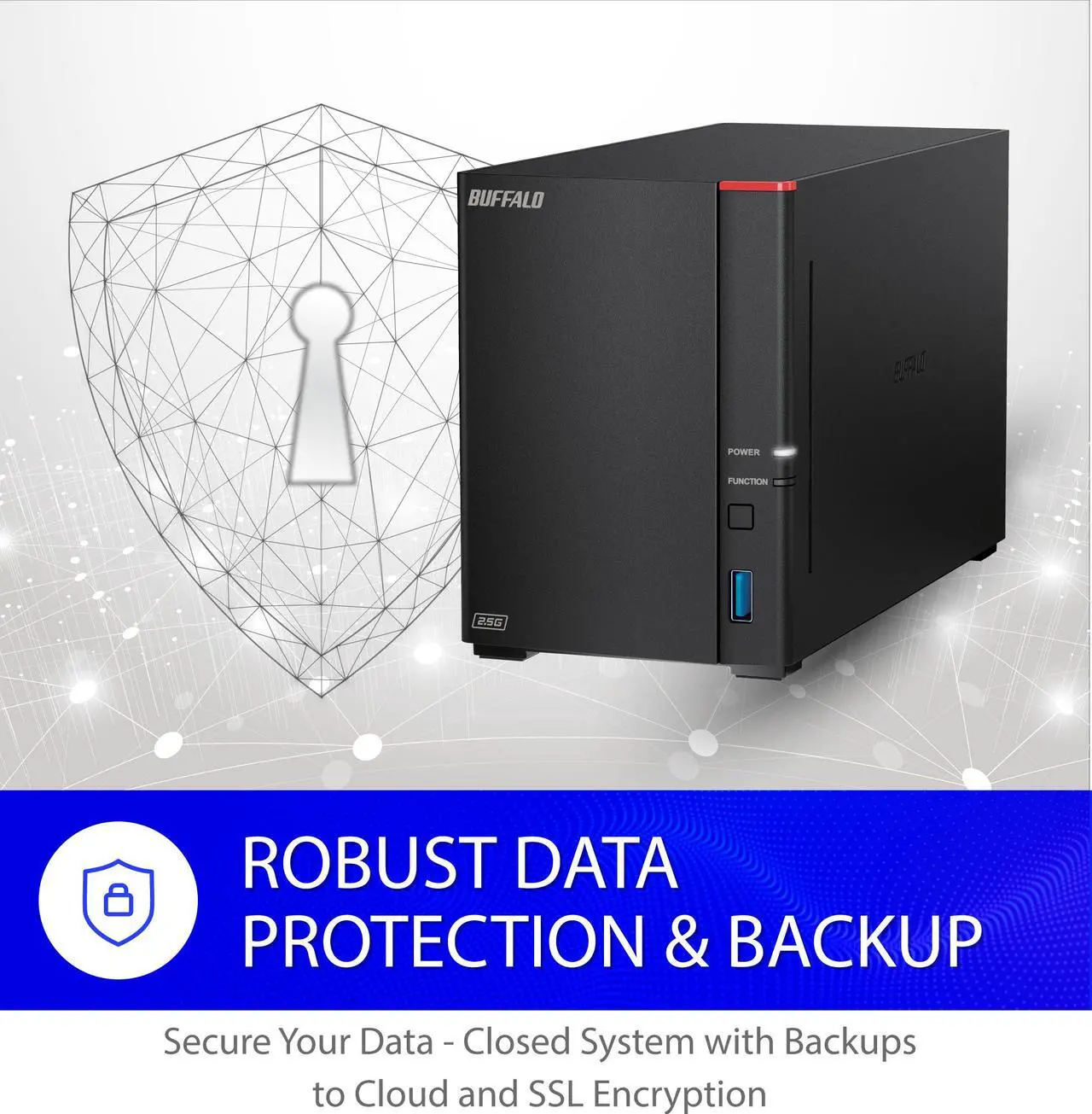 Alt view image 6 of 11 - BUFFALO LinkStation SoHo 720 2-Bay Professional Office NAS 8TB (2x4TB) with Hard Drives Included